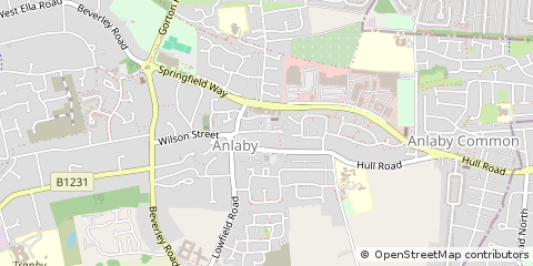 Map of Hull