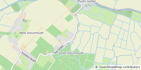 Map of Canterbury, Kent