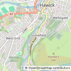 Map of Hawick