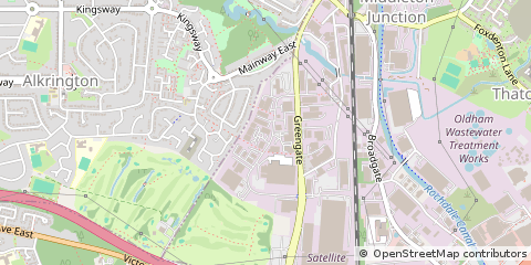 Map of Manchester