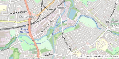 Map of Birmingham, West Midlands