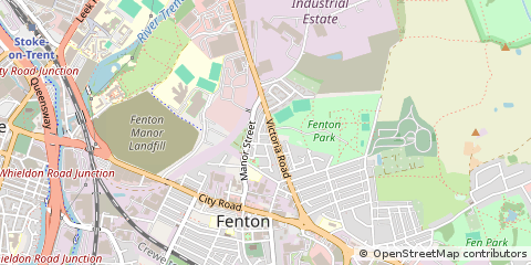 Map of Stoke-on-Trent