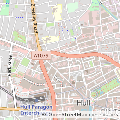 Map of Hull, East Yorkshire