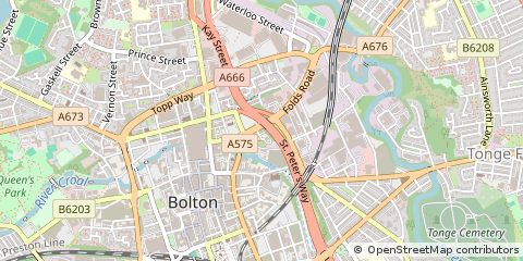 Map of Bolton