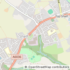 Map of Halifax, West Yorkshire
