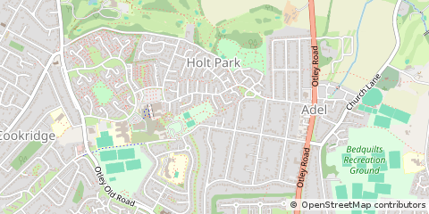 Map of Leeds