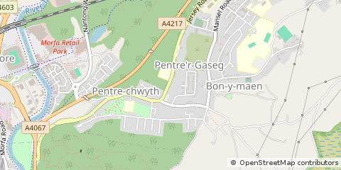 Map of Swansea