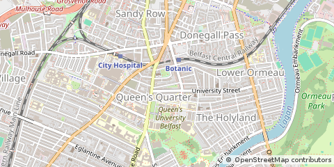 Map of Belfast