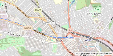 Map of Luton