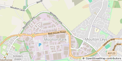 Map of Northampton