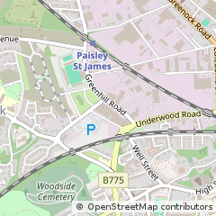 Map of Paisley