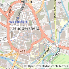 Map of Huddersfield