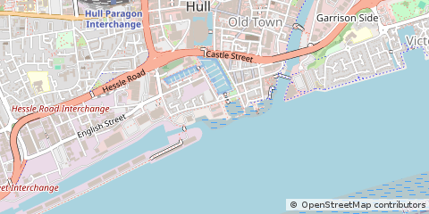 Map of Hull, East Yorkshire
