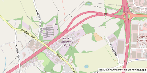 Map of Leicester