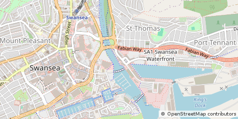 Map of Swansea