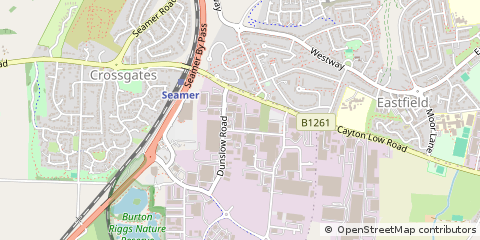 Map of Scarborough, North Yorkshire
