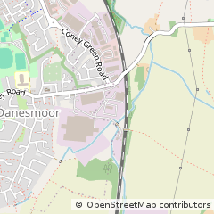 Map of Chesterfield, Derbyshire