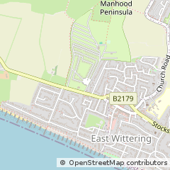 Map of NR Chichester, West Sussex
