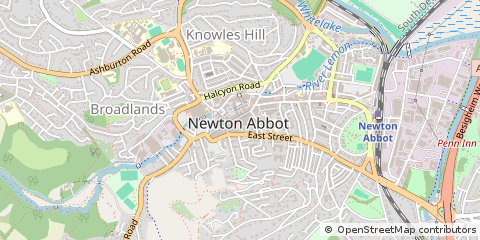 Map of Devon