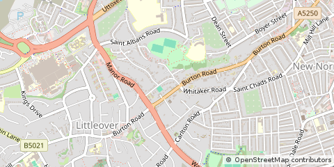 Map of Derby