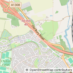 Map of Stowmarket, Suffolk