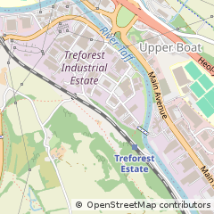 Map of Cardiff
