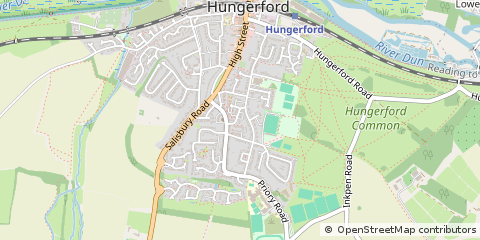Map of Hungerford