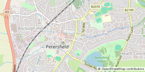 Map of Petersfield, Hampshire