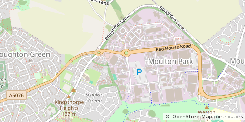 Map of Northampton