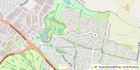 Map of Leicester