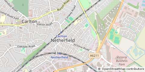 Map of Nottingham