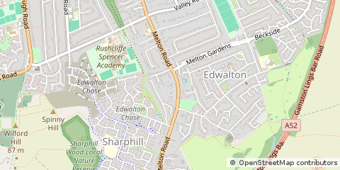 Map of Nottingham