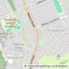 Map of Nottingham