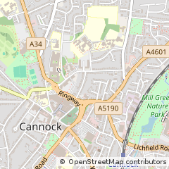Map of Cannock