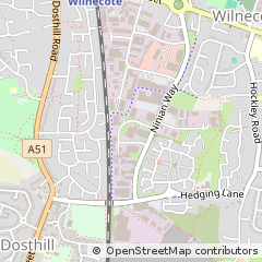 Map of Tamworth