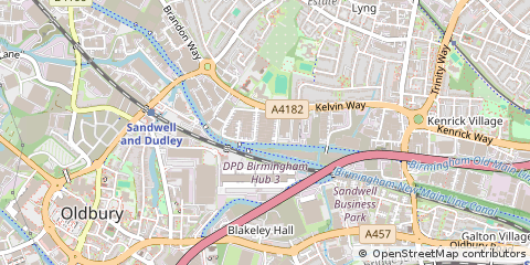 Map of West Midlands