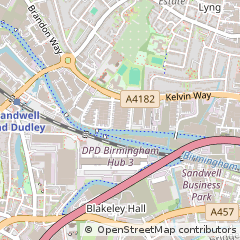 Map of West Midlands