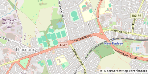Map of Pudsey