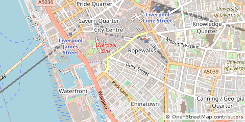 Map of Liverpool
