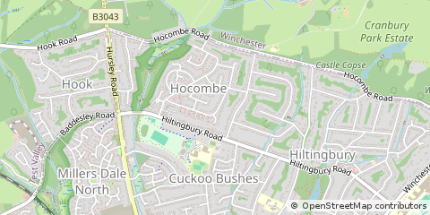 Map of Eastleigh