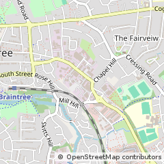 Map of Braintree, Essex