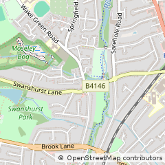 Map of Birmingham, West Midlands