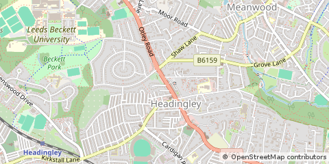 Map of Leeds