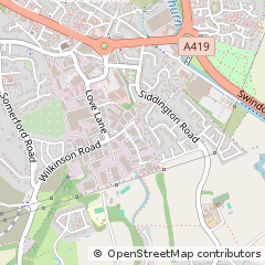 Map of Cirencester, Gloucestershire
