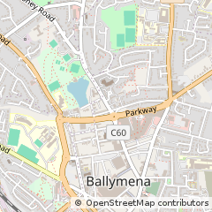Map of Ballymena, County Antrim