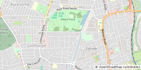 Map of Linthorpe, Middlesbrough