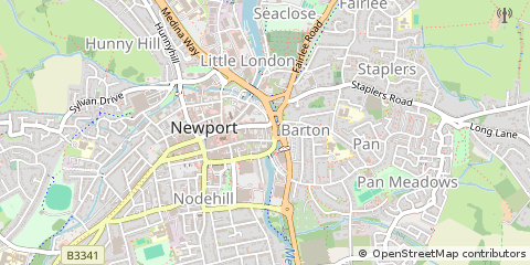 Map of Newport, Essex