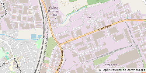 Map of Corby