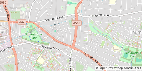 Map of Leicester