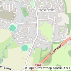Map of Chesfield, Kent